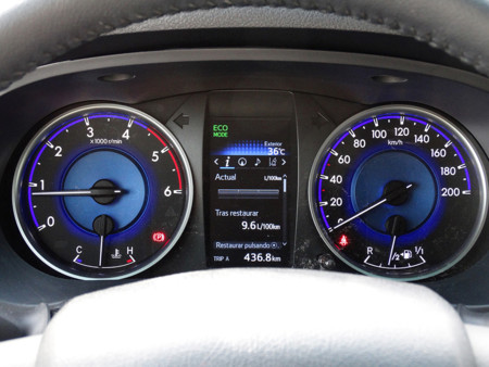 Consumo Prueba Toyota Hilux Detalles