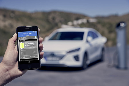 New Hyundai Ioniq Electric Blue Link