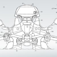 Honda patenta un Head-Up Display táctil en el parabrisas de sus motos que mejoraría la seguridad del piloto