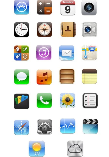 Iconos de iOS 6 Iconos de iOS 6