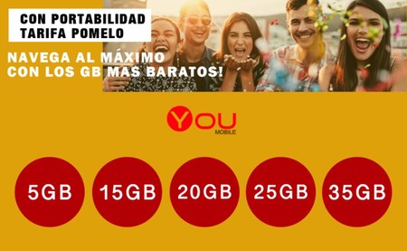 You Mobile estrena nuevas tarifas de contrato: las más baratas del mercado y con hasta 35 GB