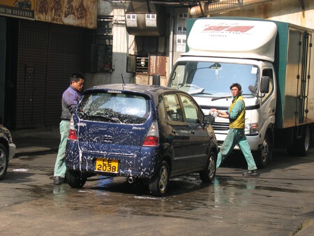 Multa Lavar Auto Calle