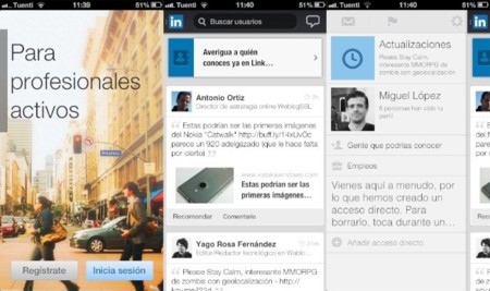 La aplicación de LinkedIn para el iPhone se actualiza con un nuevo diseño