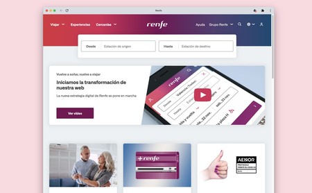 Este es el resultado de los casi 600.000 euros invertidos en la nueva web de Renfe: cambios estéticos y viejos problemas