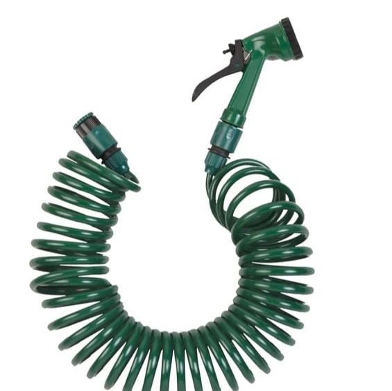 Manguera equipada de pvc de 9mm de ø y 10m de L.
