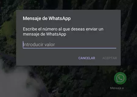 不明な Whatsapp メッセージ