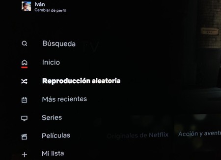 Reproducción Aleatoria Netflix Android Tv 