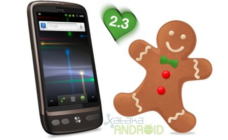 HTC Desire con Gingerbread 2.3 ya disponible oficialmente