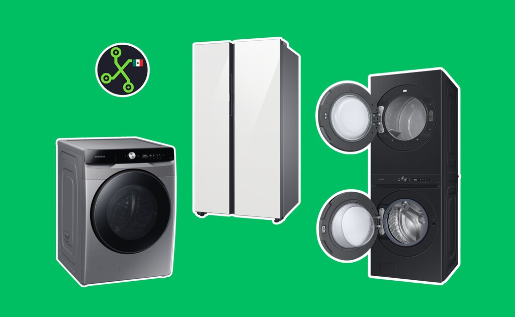 Línea blanca de oferta con Samsung: cupón de descuento para estrenar refrigerador, lavadora y secadora 