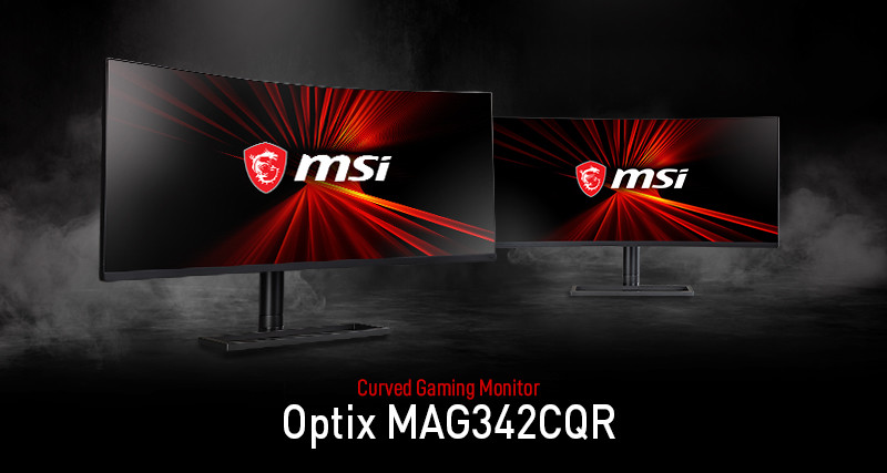 MSI presentará en el CES 2020 el monitor Optix MAG342CQR: el primero con curvatura 1000R y 100 Hz