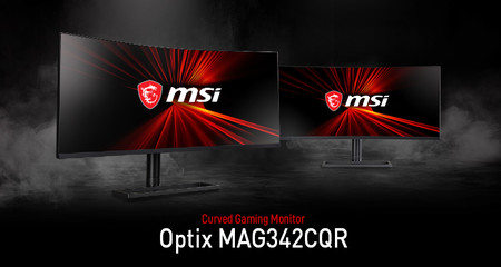 MSI presentará en el CES 2020 el monitor Optix MAG342CQR: el primero con curvatura 1000R y 100 Hz