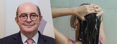 José Carlos Moreno, catedrático de Dermatología: "El champú no hace que el pelo caiga. Puede lavarse a diario, usando el champú adecuado. El cabello que cae al lavarlo también lo haría al peinarlo" 