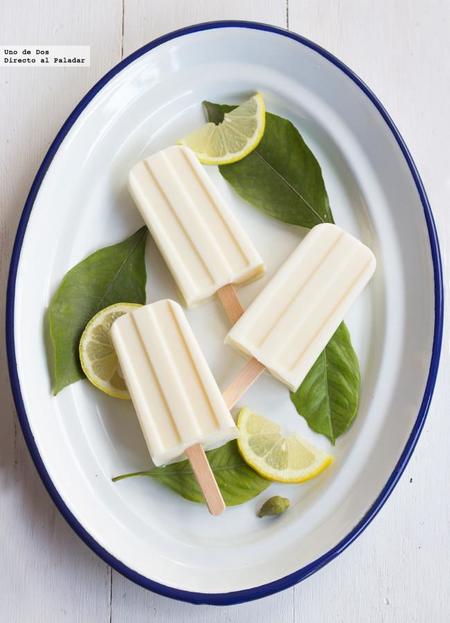 Polos de leche condensada y limón. Receta