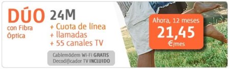 Euskaltel aumenta de 2 a 5 Mbps la tarifa más barata por 3 euros más cada mes