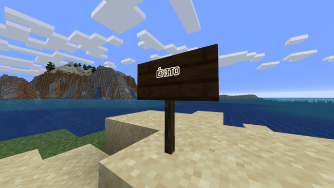 Minecraft Letrero