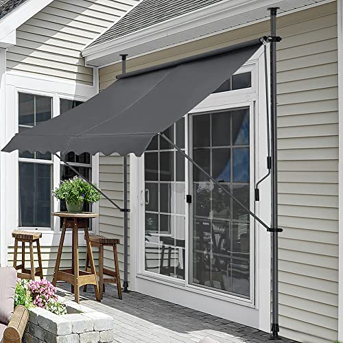 Toldo articulado con armazón