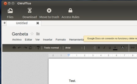 GWoffice, integrando Google Docs con el escritorio de Ubuntu