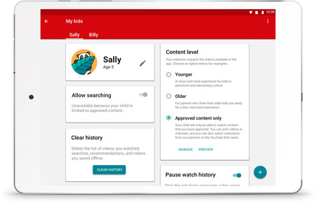 Youtube Kids Control
