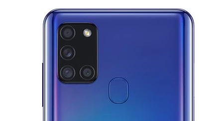 Galaxy A21s ブルーバック1