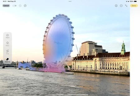 Magic Erase 大きなオブジェクトを削除する