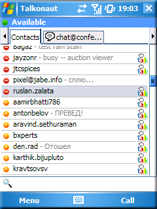 Talkonaut 4.0 para Windows Mobile