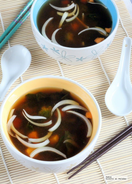 Receta de sopa de miso