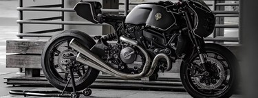Esta café racer era una Ducati Monster 821 recién sacada del concesionario, y se ha convertido en esta bestia italiana
