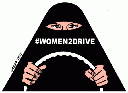 Women2drive By Latuff 700x509