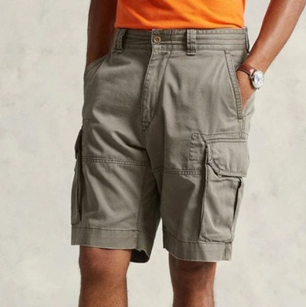 Polo Ralph Lauren Pantalón cargo corto de hombre en tejido sarga