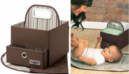 Organizador de pañales transportable