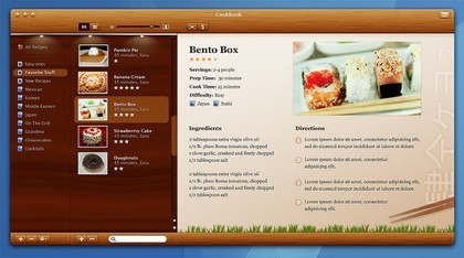 Cookbook, uno de los ganadores de MyDreamApp, actualizado con nuevas imágenes