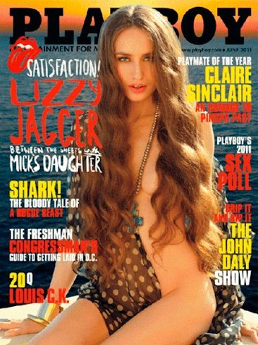 Lizzy Jagger se despelota en Playboy, no sé yo si papá estará muy "satisfaction"
