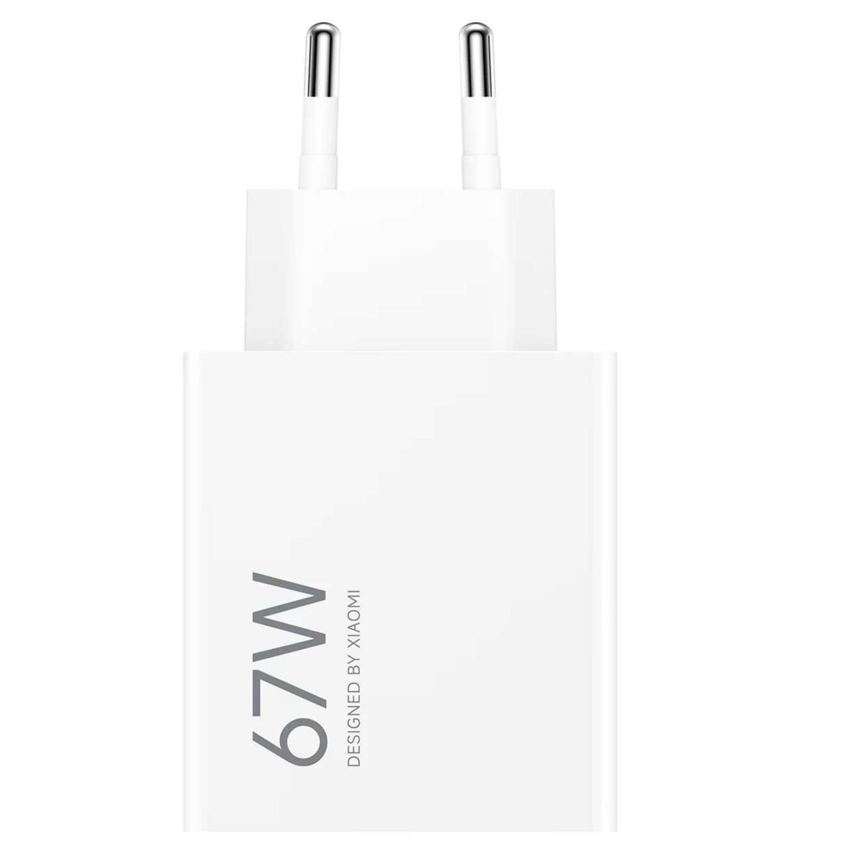 Xiaomi Adaptador de Corriente Carga Rápida 67W HyperCharge Combo USB-A Blanco + Cable USB-A a USB-C