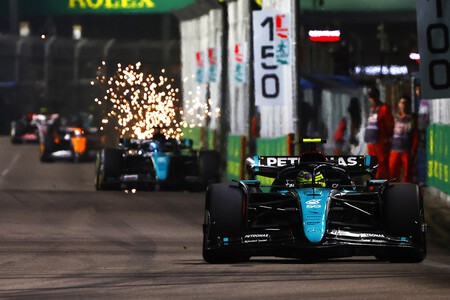 Hamilton Singapur F1 2024