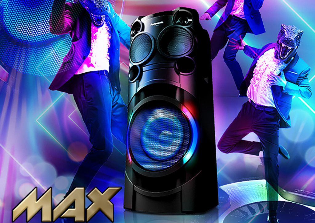 Panasonic lanza sus nuevos altavoces TMAX de alta potencia con efectos de sonido e iluminación LED