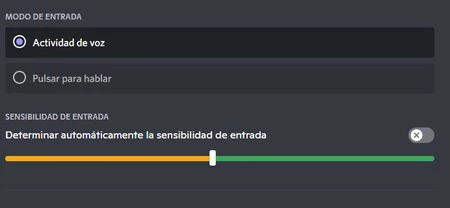 Sensibilidad discord