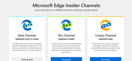 Ya puedes descargar y probar el nuevo Microsoft Edge basado en Chromium
