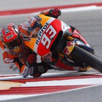 Marc Márquez se lleva la pole en Austin, pero achuchado por Jorge Lorenzo