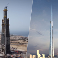 A futura torre mais alta do mundo cresceu novamente: Jeddah ultrapassou 100 andares após anos parada 