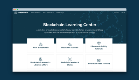 Centro de aprendizaje blockchain: aprende gratis sobre la tecnología de moda con cursos, tutoriales y otras herramientas