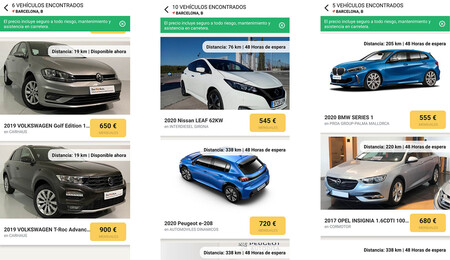 Wabi suscripción coches Santander