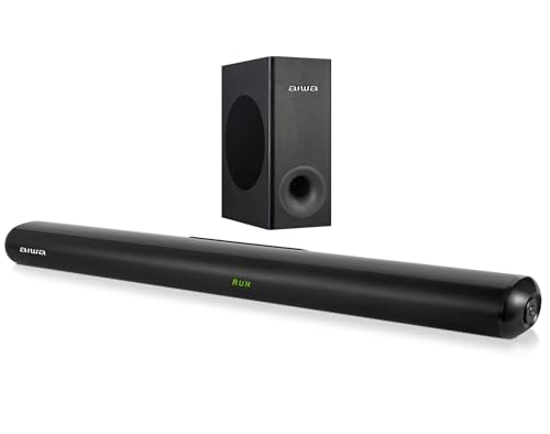Barra de Soundbar AIWA AWSBH21W-W 2.1 Canales con Subwoofer