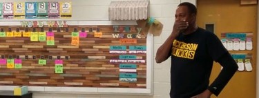 El emotivo "cumpleaños feliz" en lengua de signos de unos niños al conserje sordo de su escuela 