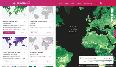 Conoce el planeta a fondo gracias a esta web con más de 200 mapas interactivos