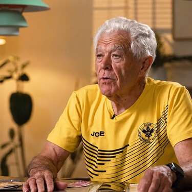 Juan López, maratonista de 82 años: "De desayuno tomo una cucharada de polen y un pan de barra tostado con aceite de oliva, requesón y miel"
