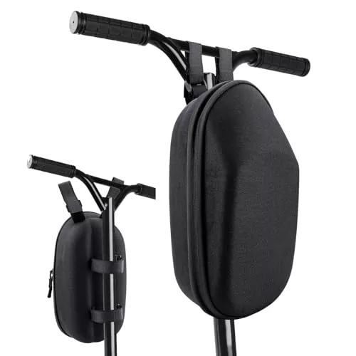 Foydream Bolsa para Scooter Eléctrica, 3L Bolsa de Patinete Electrico con Soporte Liberación Rápida,Bolsa Delantera para Xiaomi Mijia M365 Pro Sedway Ninebot ES1/2/3/4 Scooter Bicicleta