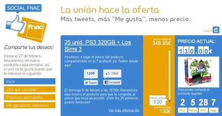 Fnac se pone las pilas y ya tiene rebajas “sociales” gracias a Twitter y Facebook