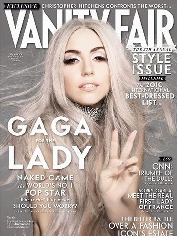 Lady Gaga guapísima (y casi irreconocible) en Vanity Fair