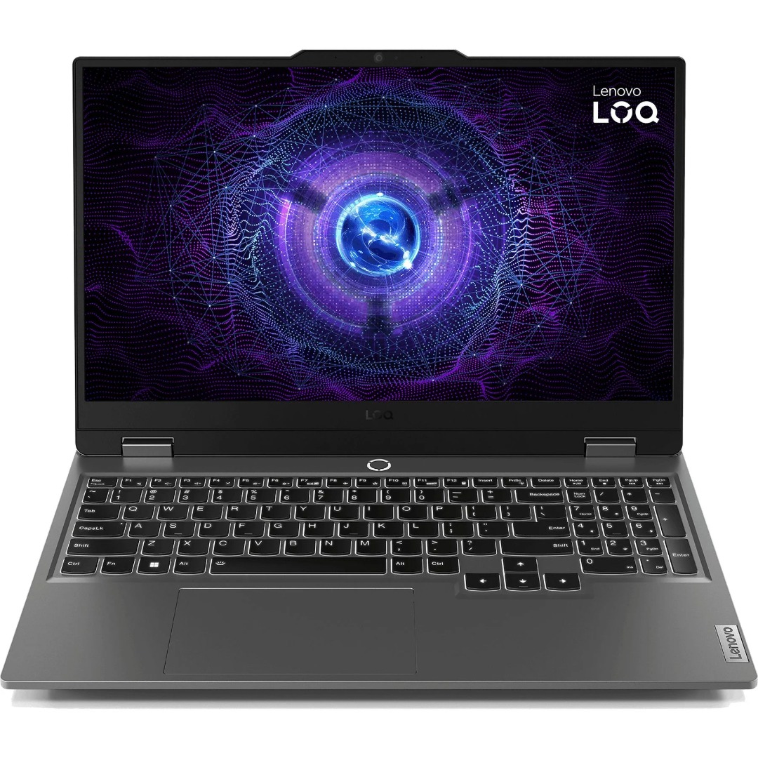 Gaming Portable - Lenovo Loq 15iax9, 15.6" Full-HD, Intel® Core ™ i5-12450hx, 24 GB de RAM, 512GB SSD, GeForce RTX ™ 4060, SIN SISTEMA OPERATIVO, Gris