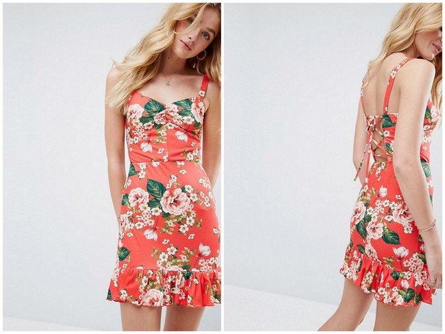 Vestido Flores Asos